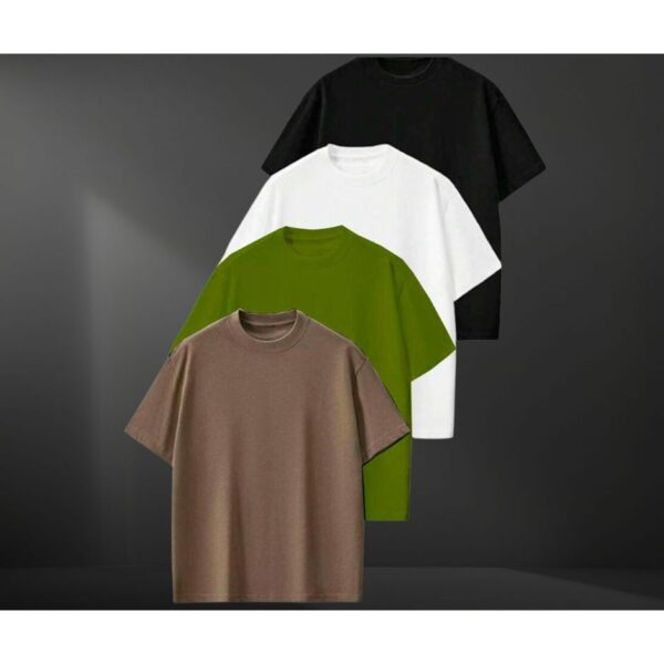 Kit 4 Camisetas Oversized Lisa - Imagem 6