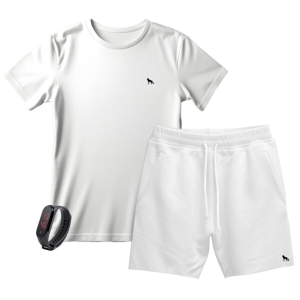 Kit Camiseta + Bermuda Moletinho + Brinde - Imagem 2