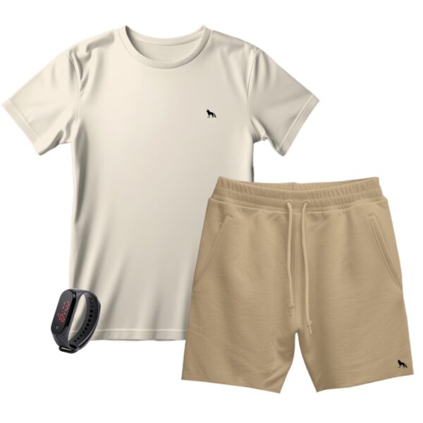 Kit Camiseta + Bermuda Moletinho + Brinde - Imagem 12