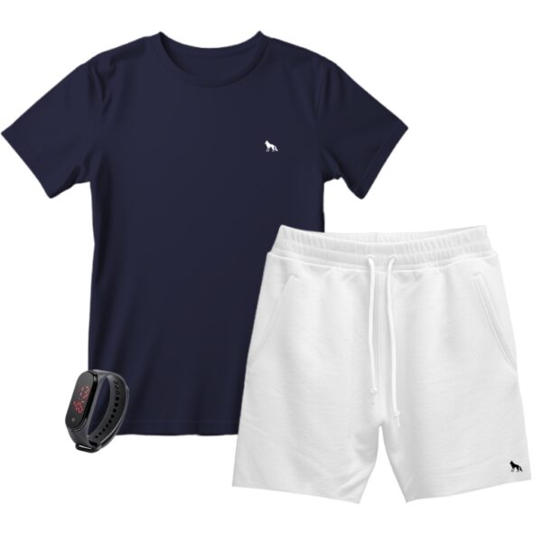 Kit Camiseta + Bermuda Moletinho + Brinde - Imagem 7