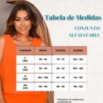 Conjunto alfaiataria feminino vermelho com blusa e short curto, estilo moda blogueira tabela de medidas