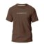 Camiseta masculina marrom Authenticity da Concept Áurea em malha 100% algodão fio 30.1, ideal para looks casuais com conforto
