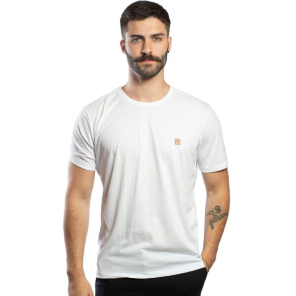 Camiseta Masculina Básica Malha Premium Penteada Slim - Imagem 12