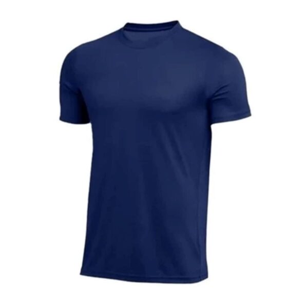 Kit com 2 camisetas dry fit azul, proteção UV 50+, para caminhada, corrida e musculação, disponível na loja Concept Áurea.