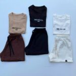 Kit 3 conjunto feminino de moletom, cropped básico e short, da Concept Áurea.
