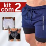 Kit 2 Shorts Kong para academia - Concept Áurea
