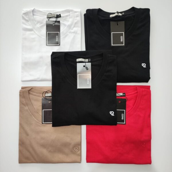 Camiseta Masculina Algodão Meia Malha Premium Concept Áurea