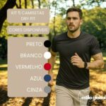 Kit 2 camisetas dry fit masculina Concept Áurea
