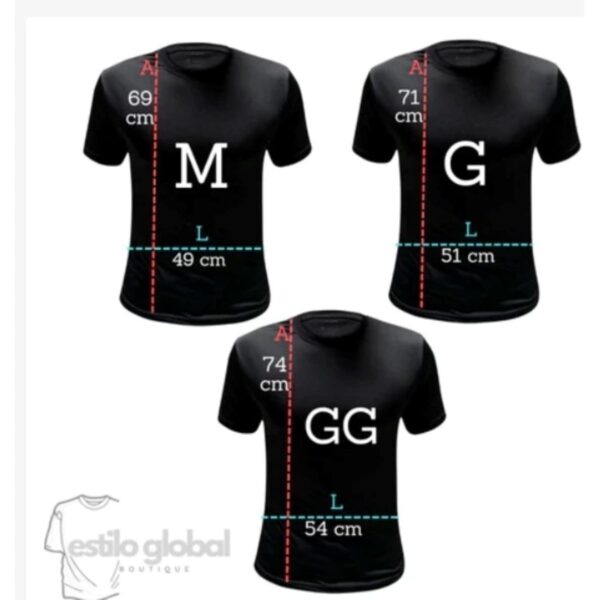 Kit 2 camisetas dry fit masculina Concept Áurea
