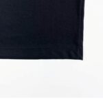 Camiseta lisa masculina preta em meia malha penteada básica da Concept Áurea