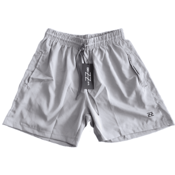 Bermuda Masculina Elastic Logo Cinza Concept Áurea