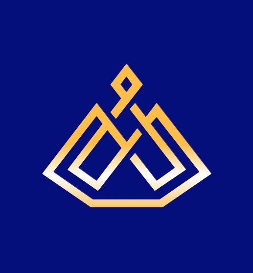 Logotipo da Concept Áurea Com Design Elegante em Azul Escuro e Dourado