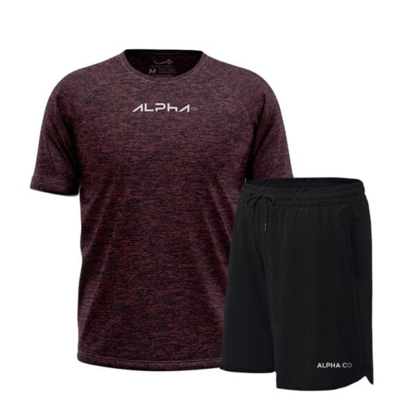 Kit Bermuda e Camiseta New Fluid Dry Fitness Academia - Imagem 4
