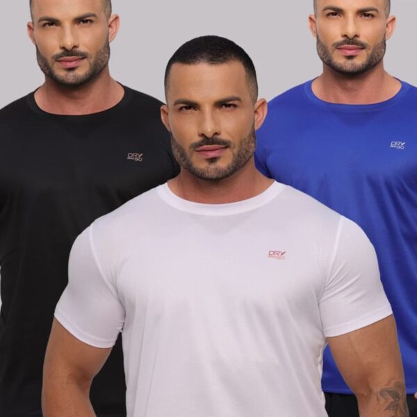 Camisetas Dry Fit Original Masculina Para Treino e Academia Variadas