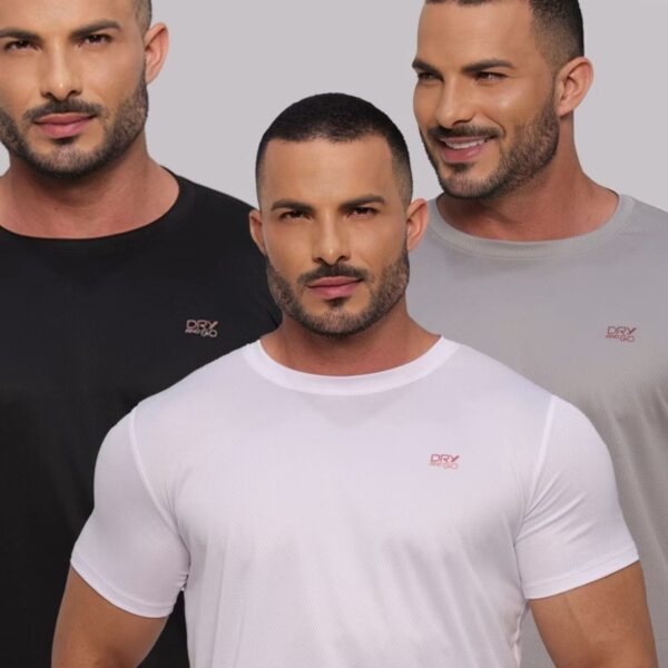 Camisetas Dry Fit Original Masculina Para Treino e Academia Variadas
