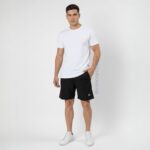 Bermuda Masculina Elastic Logo Preta Concept Áurea