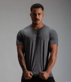 Camiseta Dry Fit New Fluid Chumbo