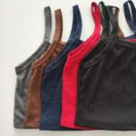 Top Feminino Regata Alcinha Canelado