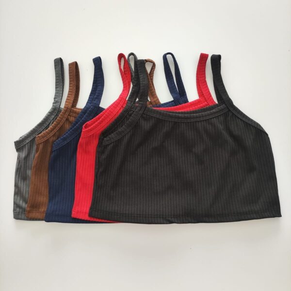 Top Feminino Regata Alcinha Canelado