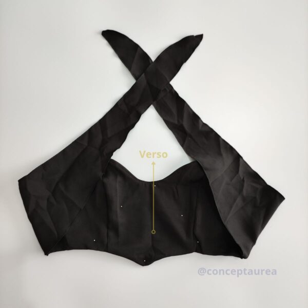 Conjunto Preto Tecido Alfaiataria Concept Áurea