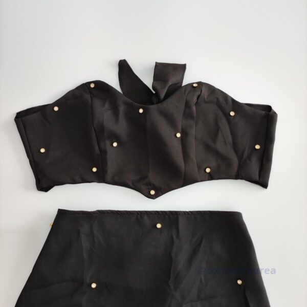 Conjunto Preto Tecido Alfaiataria Concept Áurea