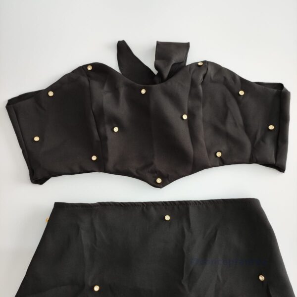 Conjunto Preto Tecido Alfaiataria Concept Áurea