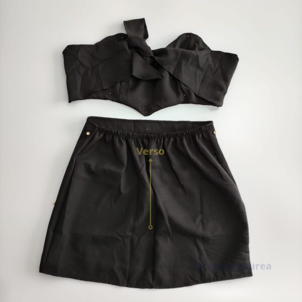 Conjunto Preto Tecido Alfaiataria Concept Áurea