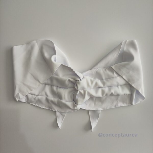 Conjunto Branco Tecido Crepe Duna