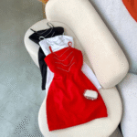 Vestido Alfaiataria Branco Com Strass Concept Áurea