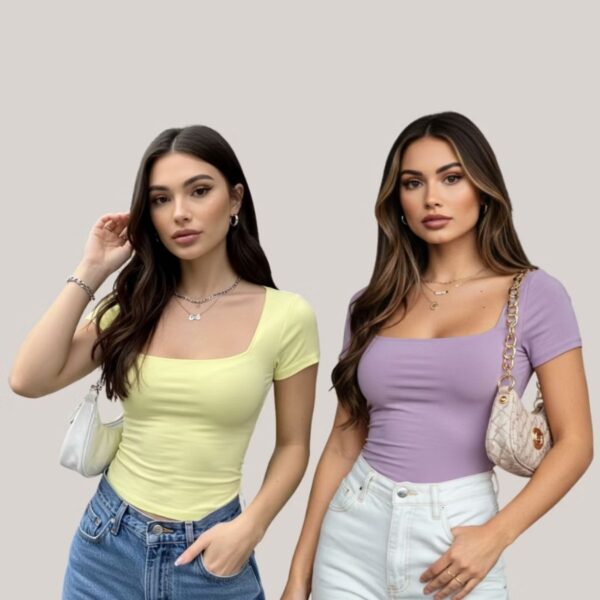 Blusinha Baby Look Básica Concept Áurea