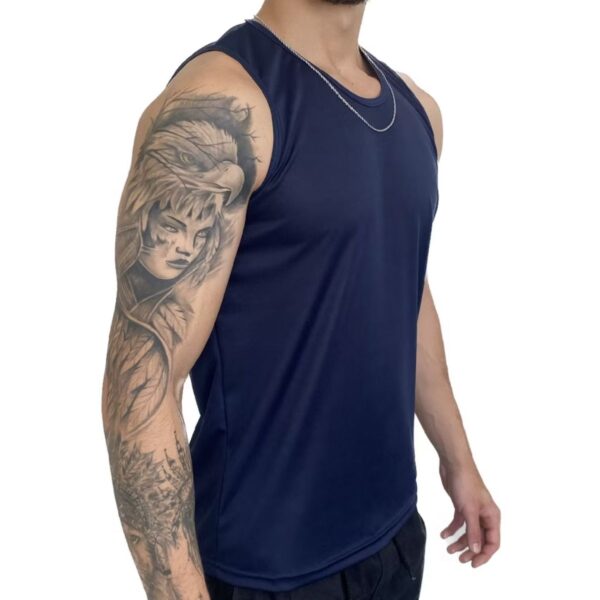 Regata Dry Fit Masculina Casual Treino Academia