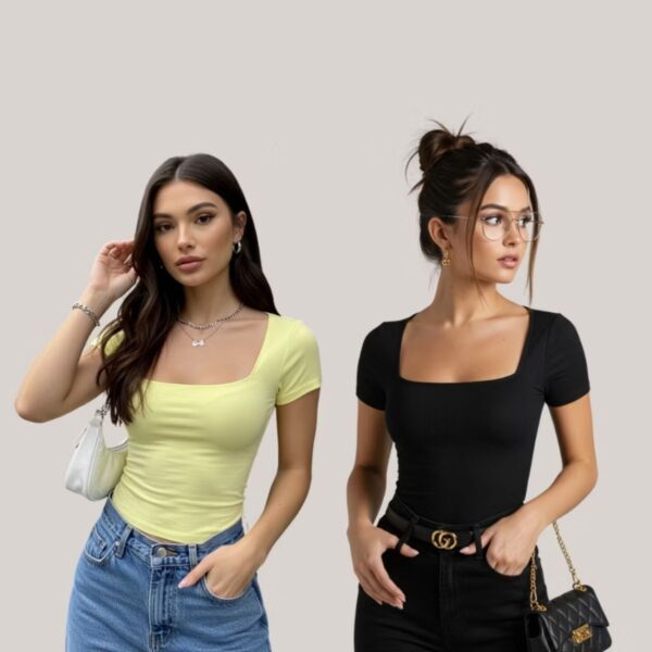 Blusinha Baby Look Básica Concept Áurea