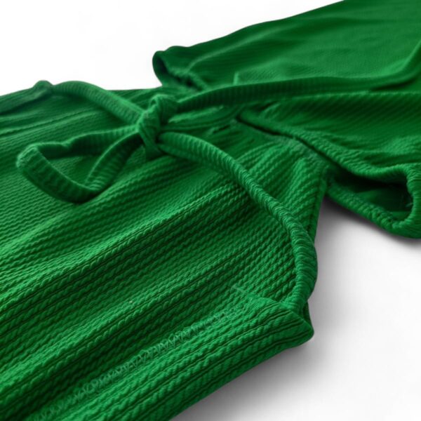 Vestido Caribe Costas nua Curto Verde Concept Áurea