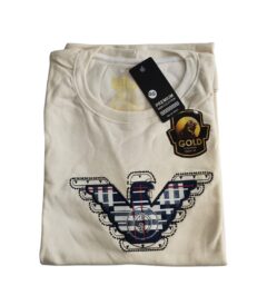 Camiseta Premium Malha Egípcia Bordada Concept Áurea