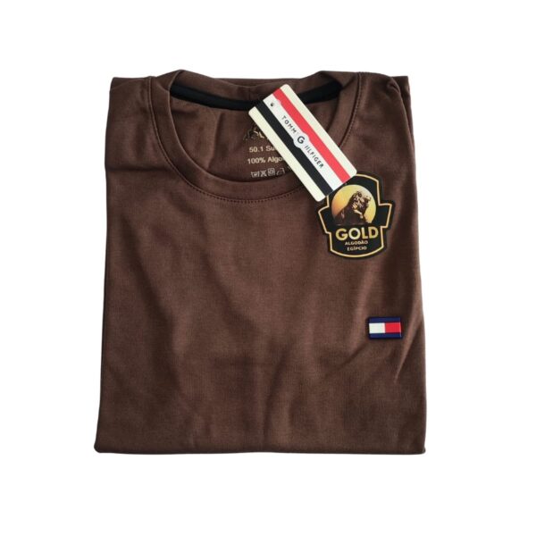 Camiseta Premium Malha Egípcia Tommy Hilfiger Concept Áurea