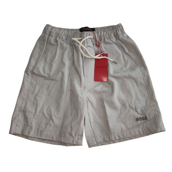 Short Sarja Premium Hugo Boss Cinza