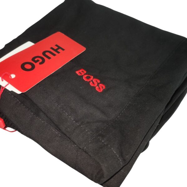 Short Sarja Premium Hugo Boss Preto