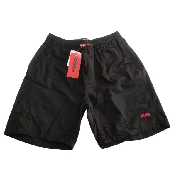 Short Sarja Premium Hugo Boss Preto
