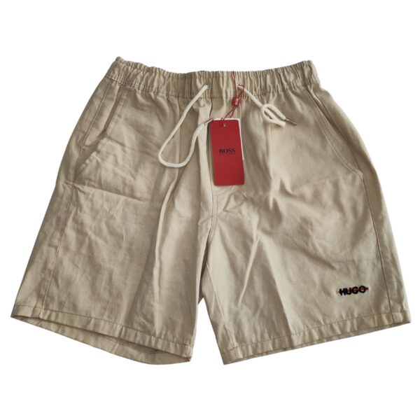 Short Sarja Premium Hugo Boss Bege
