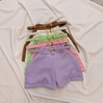 Short Feminino Alfaiataria Encorpado