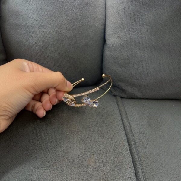 Bracelete Cristal Fino Pedrinhas - Imagem 2